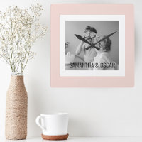 Photo de famille moderne Pastel Pink Cadeau simple