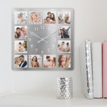 Photo de famille personnalisée Elégant Argent