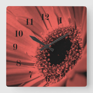 Horloge Carrée Photo, macro