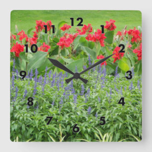Horloge Carrée Photo personnalisée