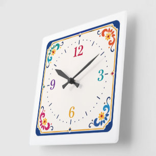 Horloge Carrée Pièce décorative moderne pour la maison et le bure
