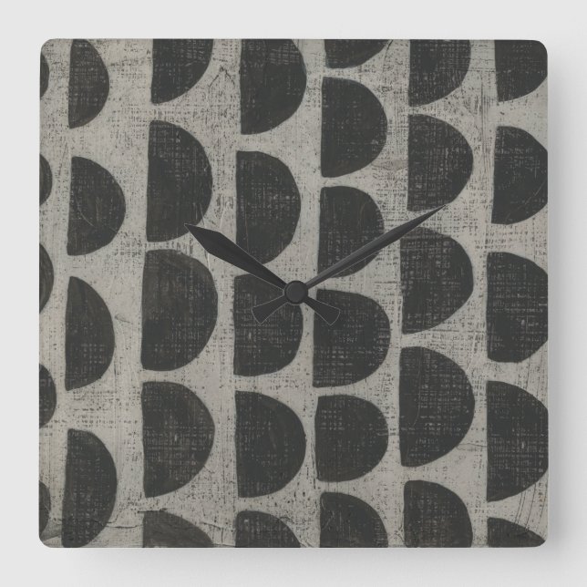 Horloge Carrée Pierre - Semicules (Recto)