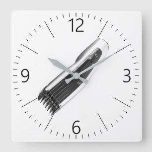 Horloge Carrée Pince à cheveux