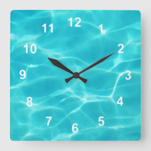 Horloge Carrée Piscine