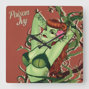 Horloge Carrée Poison Ivy Bombshell