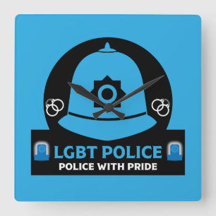 Horloge Carrée Police Gay pride LGBT+
