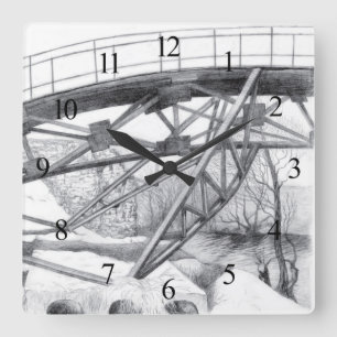 Horloge Carrée Pont antique