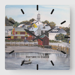 Horloge Carrée Port de Portsmouth, New Hampshire
