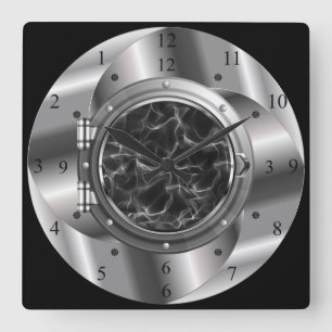 Horloge Carrée Portail machine à temps ~XZZ 01~Temps/espace/Cont