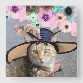 HORLOGE CARRÉE PRINCESS TATUS /ELEGANT CAT, GRAND DIVA CASQUETTE