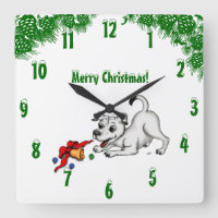 Puppy with Bell and Ball , Merry Christmas !