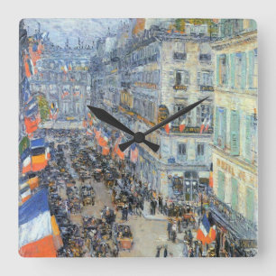 Horloge Carrée Quatorze Juillet, Rue Daunou par Childe Hassam