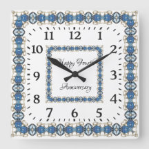 Quatrième anniversaire du Mariage de Topaz bleu
