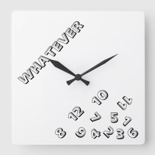 Horloge Carrée Quelqu'horloge murale