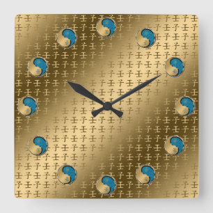 Horloge Carrée Rat d'eau