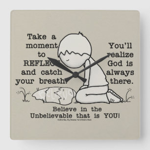 Horloge Carrée Réflect