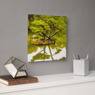 Horloge Carrée Réflexions