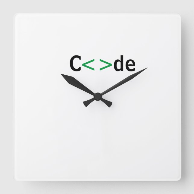 Horloge Carrée Reloj c<>de (Recto)