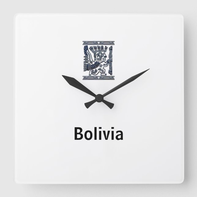 Horloge Carrée Reloj chaski boliviano (Recto)