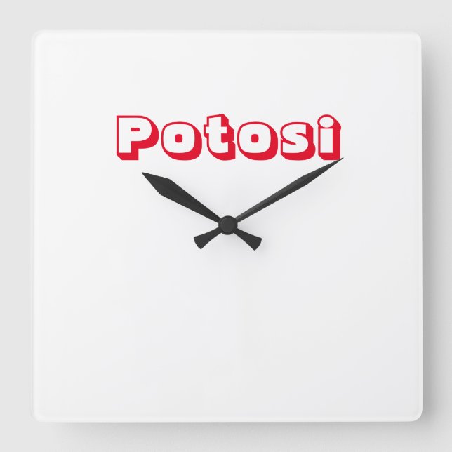 Horloge Carrée Reloj Potosi (Recto)
