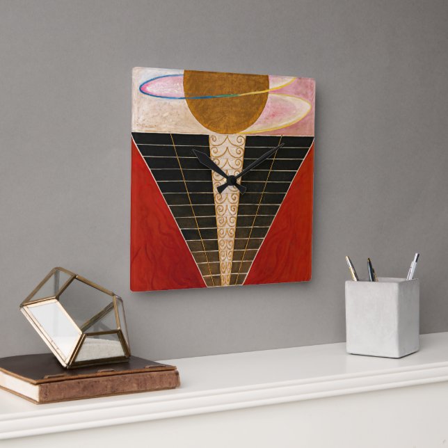 Horloge Carrée Retable, Groupe X, No.2 par Hilma af Klint (Bureau)