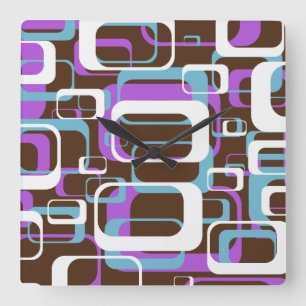 Horloge Carrée Rétro