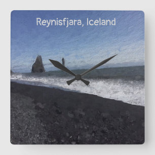 Horloge Carrée Reynisfjara, Islande