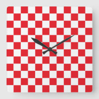 Rouge et blanc Checkered