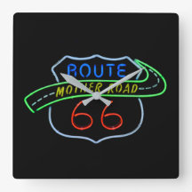 Route 66, Route Mère, Panneau néon