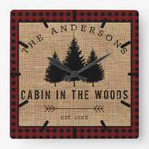 Rustic Country Family Nom Cabin dans les Woods