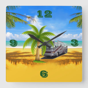 Horloge Carrée RV TIME Tic Toc Wall Clocks