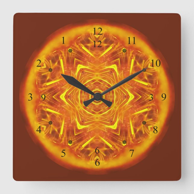 Horloge Carrée Sagittarius A Quasar V4 (Recto)