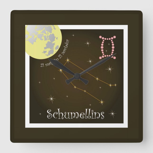 Horloge Carrée Schumellins 21 matg fin 21h00 (Recto)