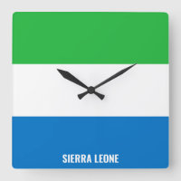 Sierra Leone Drapeau éblouissant patriotique