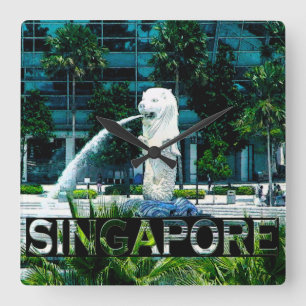 Horloge Carrée Singapour