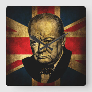 Horloge Carrée Sir Winston Churchill