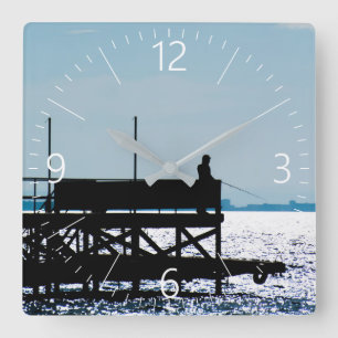 Horloge Carrée Soirée