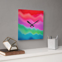 "Sorbet au coucher du soleil" Art Abstrait coloré