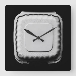 Horloge Carrée Sortir Conteneur Toujours Vie - Fun Cool Unique