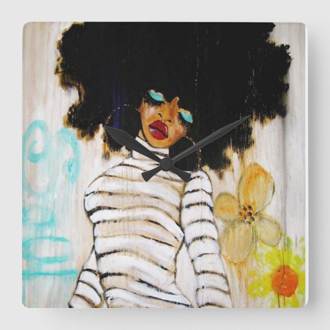 Horloge Carrée SOUL Wall Clock (Recto)