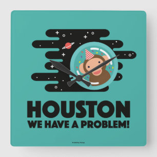 Horloge Carrée Space Monkey