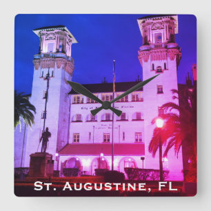 Horloge Carrée St. Augustine, FL - Hotel Alcazar