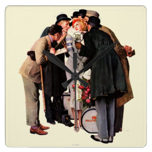 Horloge Carrée Starlette de Hollywood