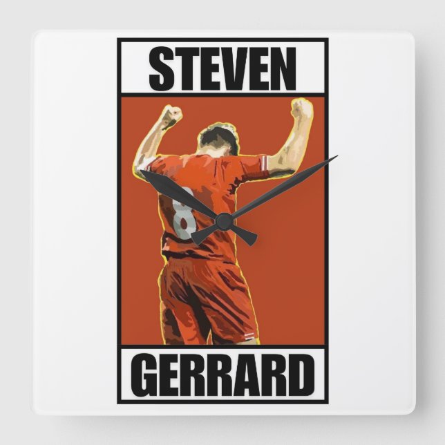 Horloge Carrée Steven Gerrard (Recto)