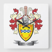 Stuart Family Crest Coat of Arms