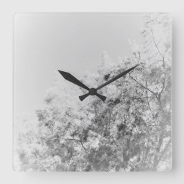 HORLOGE CARRÉE STYLE D'ART ET DE DESIGN