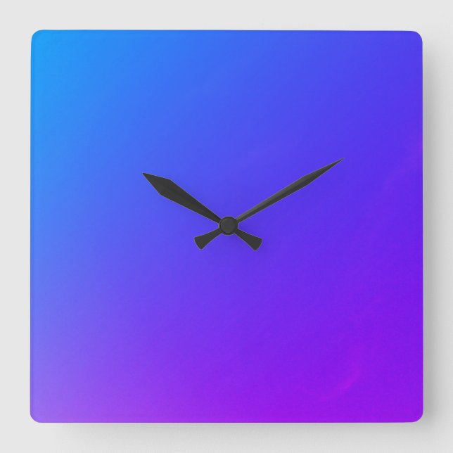 HORLOGE CARRÉE STYLE D'ART ET DE DESIGN (Recto)