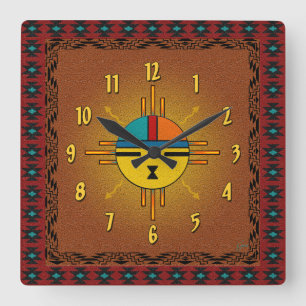 Horloge Carrée Sun - donateur de la vie