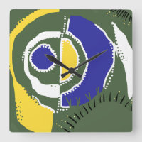 Sunrise Ethnic Circle - Jaune Vert Blanc Bleu