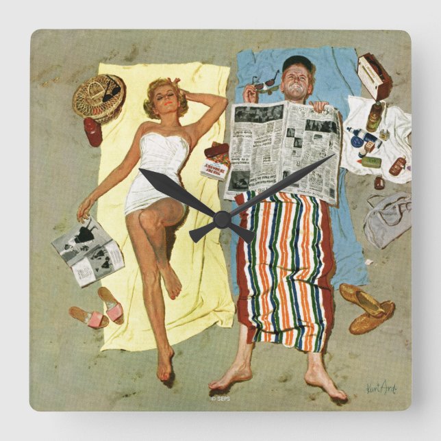 Horloge Carrée Sunscreen ? (Recto)